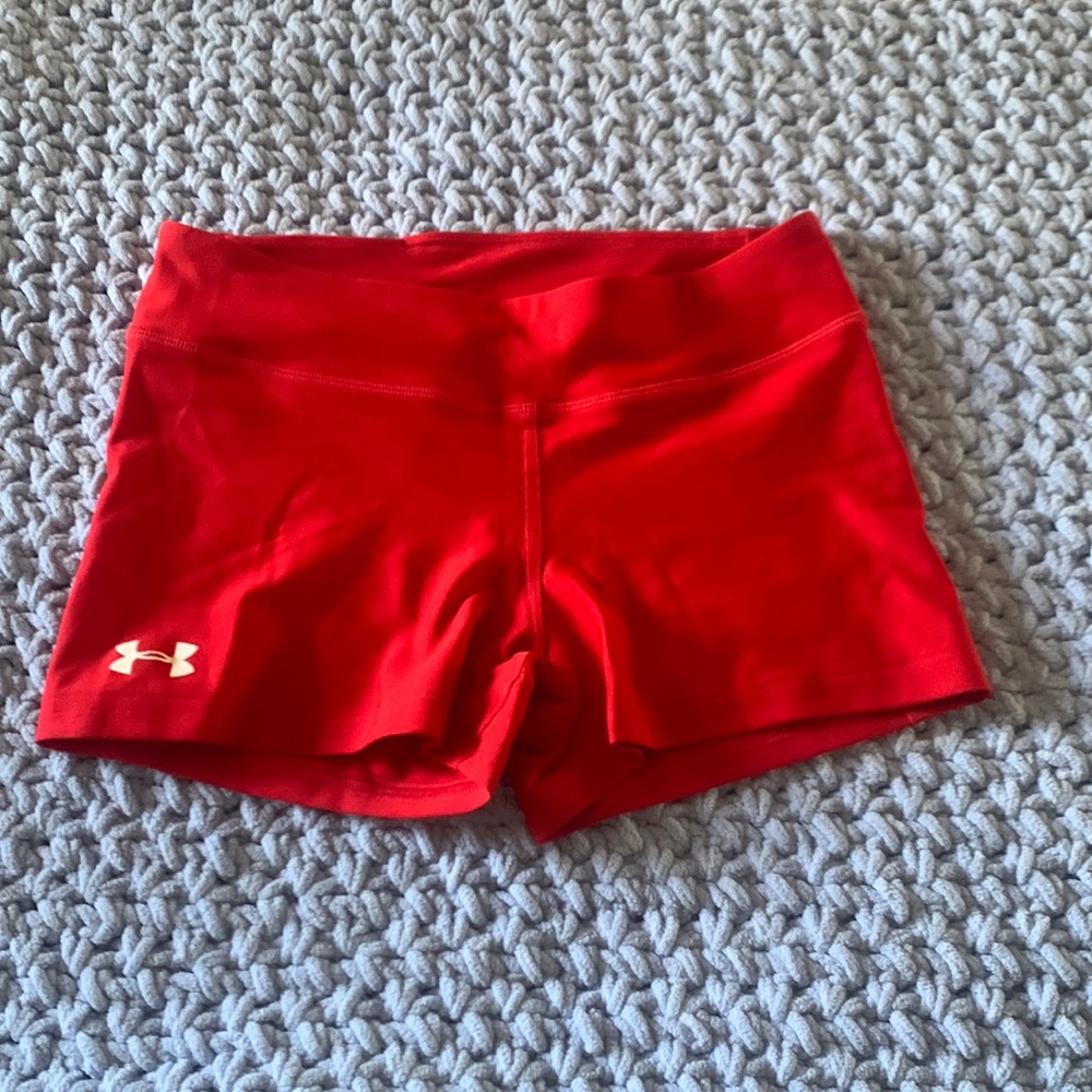Under Armour Red Spanx/Shorts